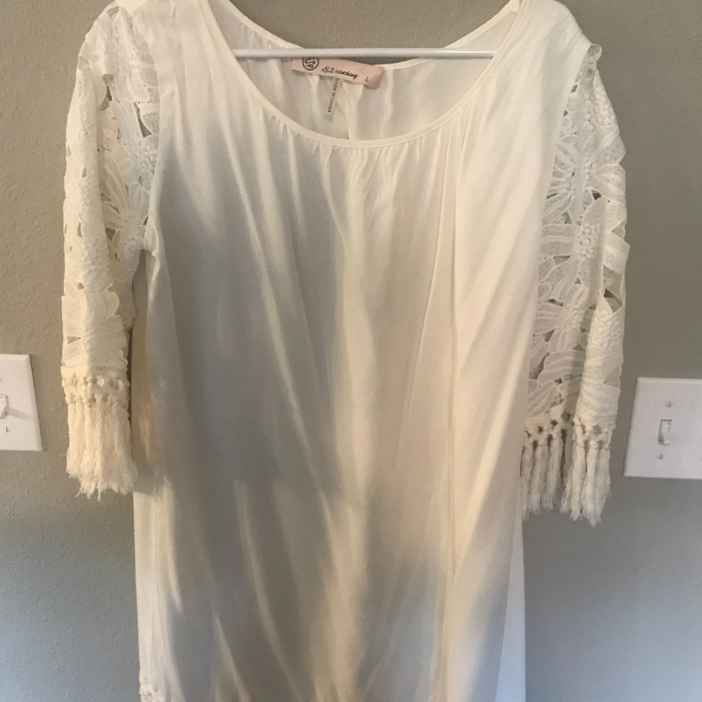 White boutique dress